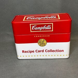 Campbell’s Recipe Tin w/Recipes Grandma Recipes Printed Recipes & Blank Cards